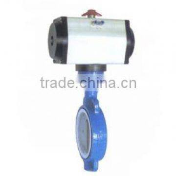 Pneumaticl wafer butterfly valves