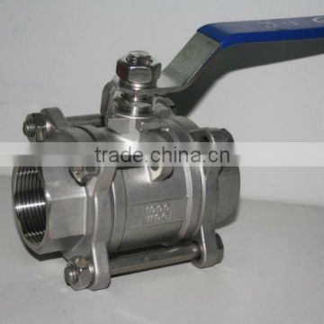 Stainless steel ptfe ball valve