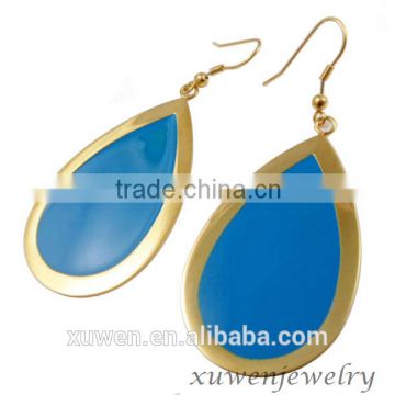 enamel 316l stainless steel fashion gold plated earring                        
                                                Quality Choice
                                                                    Supplier's Choice