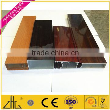 Wow!!! Electrophoresis champagne, pure white, black aluminium profile hollow section / wood color electrophoresis aluminium pipe