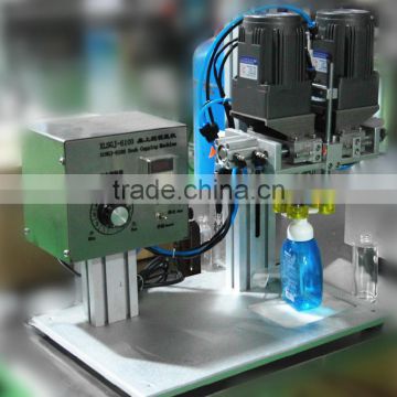 Semi automatic pump capping machine, bottle cap machine for sprayer cap , bottle cap closing machine