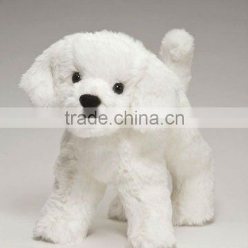 cute and soft DANDELION PUFF BICHON stuffed toy white dog