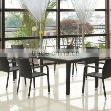 Family Rattan Garden Dining Set