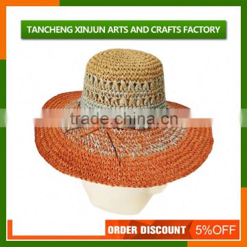 Customized Beach Sun Brim Beach Paper Straw Hat
