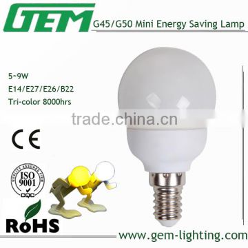 G45/G50 Mini Globe Shape 5W Energy Save Bulb