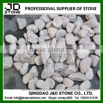 Pink landscaping stone/ pink pebble stone/ pink cobble stone