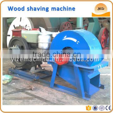 Wood log shaving machine for poultry bedding / electric wood shaver