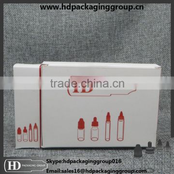 eliquid paper box eliquid bottle packaging box with the custom logo
