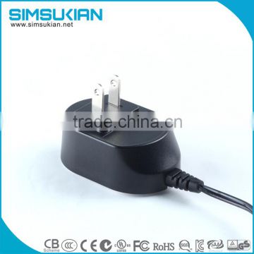 simsukian brand AC DC UL FCC listed power adapter for USA market