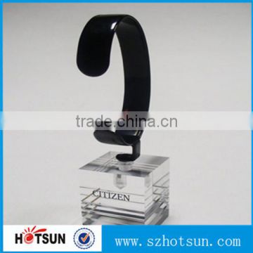 good quality tabletop clear acrylic single watch display holder