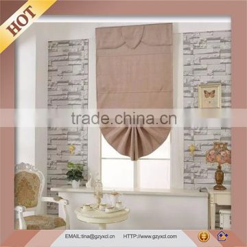 New Design China Supplier Polyster Roman Blind