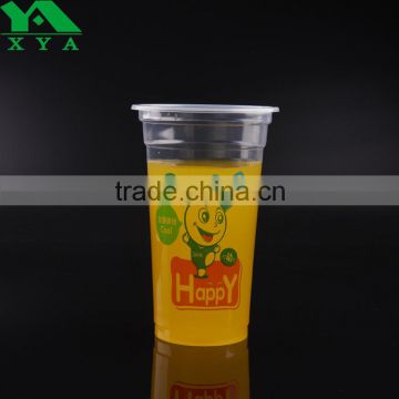 good quality logo clear plastic tubes cup