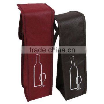 High quality wine bag/cheapest wine bag/non woven wine bottle tote bag