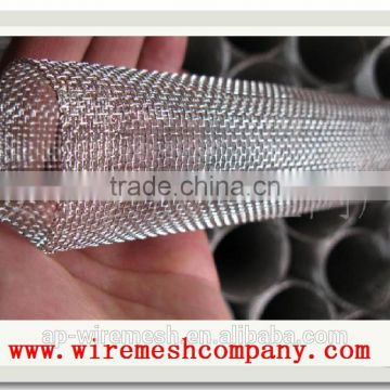 stainless steel 304 316 316l crimped wire mesh/Galvanized Crimped Wire Mesh