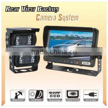 7inch wired Car rearview System with waterproof car camera