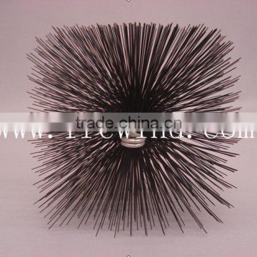6" card wire square chimney brush