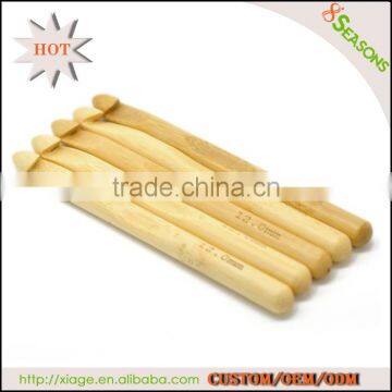 Custom High Quality 15cm 12mm Bamboo Crochet Hooks