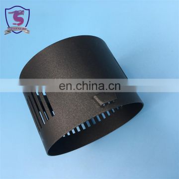 Custom black sheet metal electric aluminium enclosure cover
