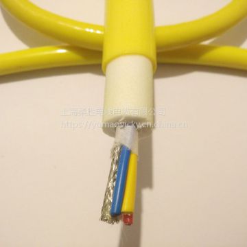 Smooth Type Rov Tether Cable Fire Retardant 8mm Thick
