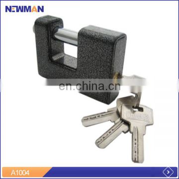 custom rectangular iron security brand padlock