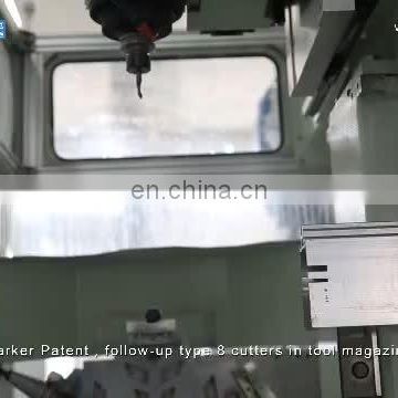 China aluminum window and curtain wall cnc machine center price list