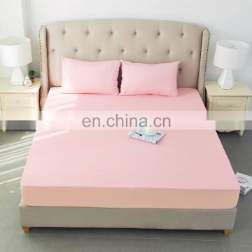 Best premium hypoallergenic 100% waterproof bamboo terry cloth mattress protector double king fully size cot bed zippered style