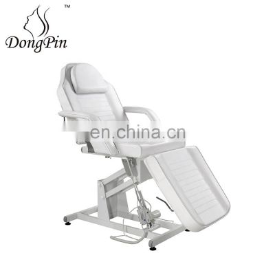 Wholesale cheap price Dongpin hydraulic facial bed massage table in white
