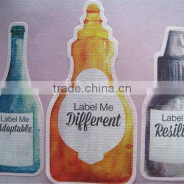 Custom printing adhesive liquid laundry detergent bottle label