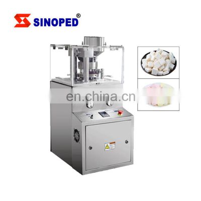 Food Industrial Automatic 20mm Diameter Candy Press Machine Dry Powder Salt Milk Tablet Maker Machine