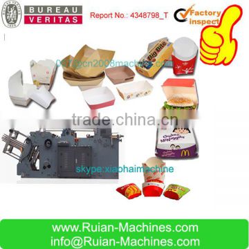 Chinese food take out boxes making machine,Take away box making machine