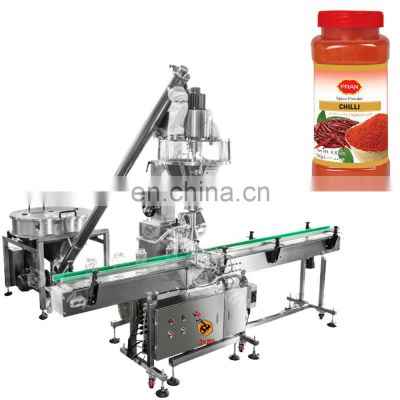 Automatic small 3 in 1 instant coffee powder bottle pouch filling machine