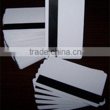 pvc magnetic stripe card