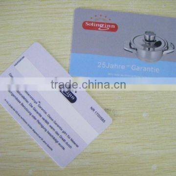 Printed PVC CR80 Standard PVC Card