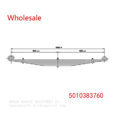 5010383760 for Renault Kerax 370/385/400/420 Heavy Duty Vehicle Front Axle Leaf Spring Wholesale