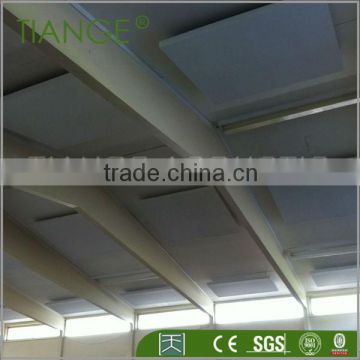 China Fiberglass Suspended acoustical sound absorbing studio soundproof auditorium ceiling panel