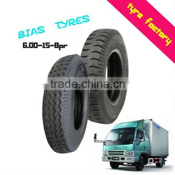 6.00-15-8PR TBB tires excellent traction durable wear resistance light truck bus tyres