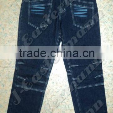New Model Blue Kevlar Lined Motorcycle Jeans, Mens Motorbike Kevlar Lined Blue Jeans with Body Armours