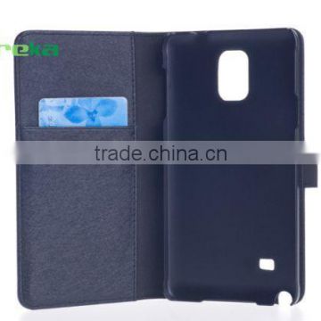 Ultra slim smart flip leather cases for samsung galaxy note 4