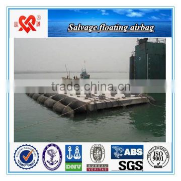 rescue floating rubber pontoon /salvage rubber airbags