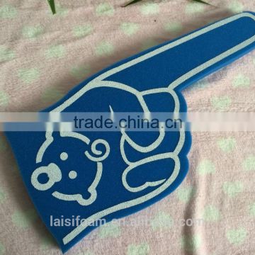 printed foam game palm sponge finger cheering hands for game cheering LS-F-021-A