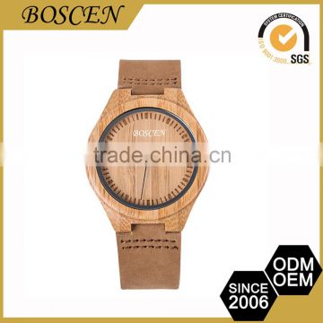 2016 Bosecn Casual Custom Lowest Price Fashion Wood Wooden Bamboo Watches Teenager