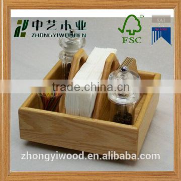 Hot sale Chinese supplier Wholesale simply classical kitchen accessories spice jar sets spice holder wooden box holder                        
                                                Quality Choice