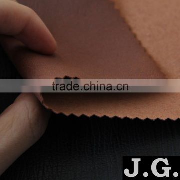 2016 Breathable Microfiber leather Synthetic lining material for shoe 0.6~0.7mm brown / grey