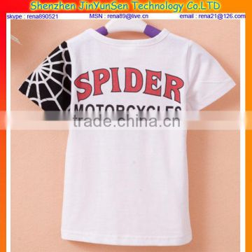 Best Sell Kids Cartoon t-shirt With OEM shen zhen factory