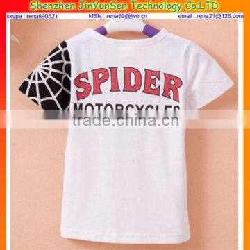 Best Sell Kids Cartoon t-shirt With OEM shen zhen factory