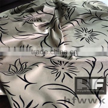 jiaxing tongxiang hongfeng flock polyester sofa fabric price per meter fabric