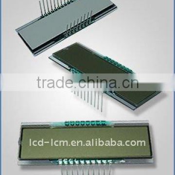 TN pin connector reflective segment LCD display