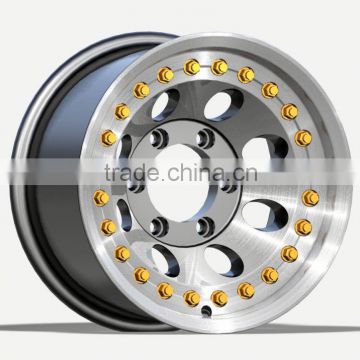 Excellent quality chrome rims with double beadlock