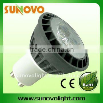 3x1W GU10 LED Lamp Plastic best price