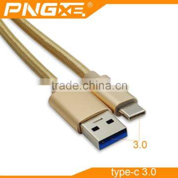 PNGXE factory price hot selling braided usb type c cable quick charging usb 3.0 cable